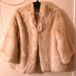 Faux fur jacket